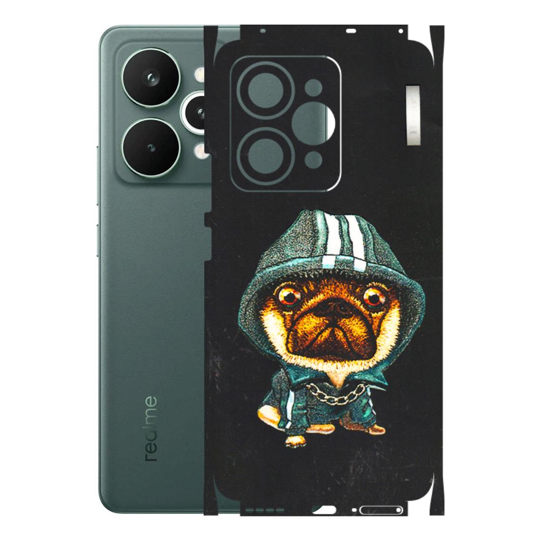 Realme Phone Skins (All Models) - Puppy N Hoodie - 3D Embossed Finish (L-90) Realme 15 Pro 5G