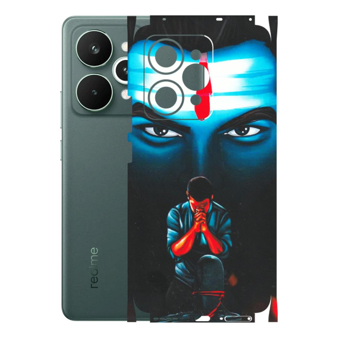 Realme Phone Skins (All Models) - Mahakal Bhakt - Matte Finish (M-112) Realme 15 Pro 5G