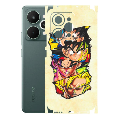 Realme Phone Skins (All Models) - Angry Multi Anime - Matte Finish (M-113) Realme 15 Pro 5G