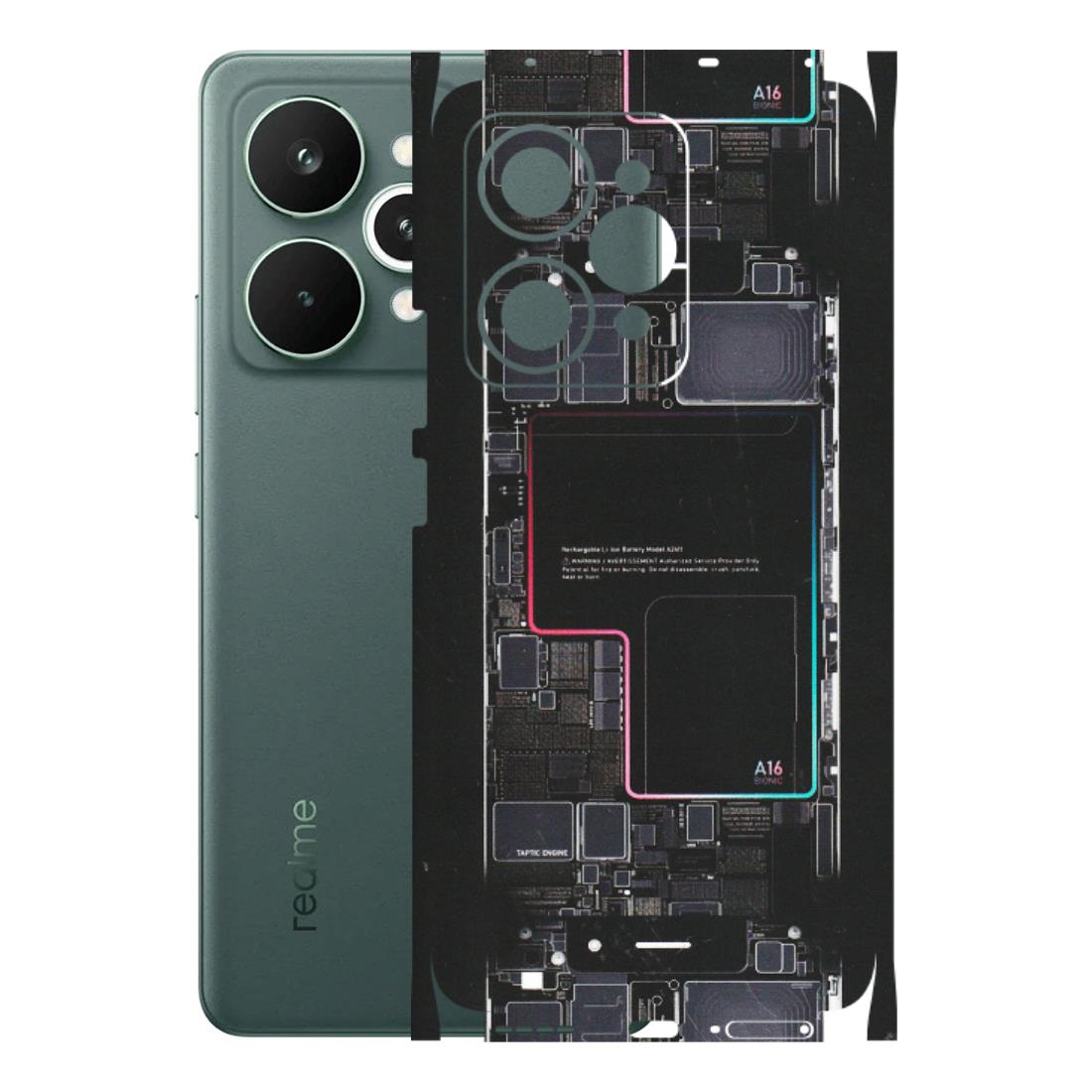 Realme Phone Skins (All Models) - Motherboard Circuit Layout - Matte Finish (M-117) Realme 15 Pro 5G