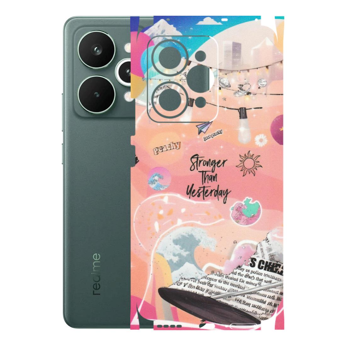 Realme Phone Skins (All Models) - Stronger Then Yesterday - Matte Finish (M-128) Realme 15 Pro 5G