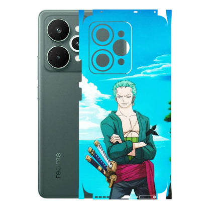 Realme Phone Skins (All Models) - Cool Swordman Zoro Anime - Matte Finish (M-143) Realme 15 Pro 5G
