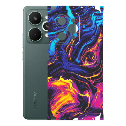 Realme Phone Skins (All Models) - Abstract Paint Classy - Matte Finish (M-15) Realme 15 Pro 5G