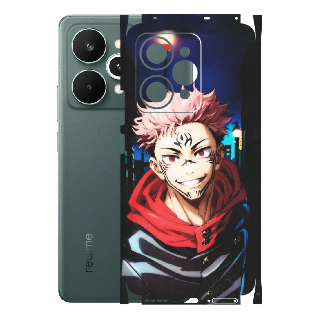 Realme Phone Skins (All Models) - Yuji Itadori Funny Face Anime - Matte Finish (M-152) Realme 15 Pro 5G