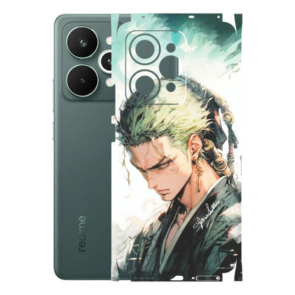 Realme Phone Skins (All Models) - Pirate Hunter One Piece Anime - Matte Finish (M-157) Realme 15 Pro 5G