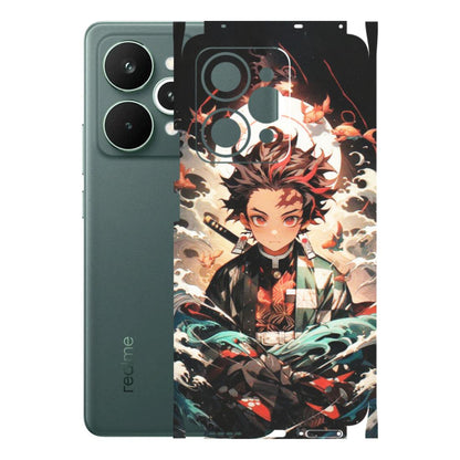 Realme Phone Skins (All Models) - Tanjiro Demon Slayer Anime - Matte Finish (M-158) Realme 15 Pro 5G