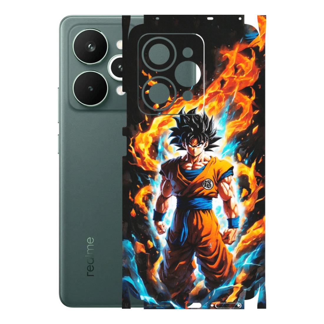 Realme Phone Skins (All Models) - Goku Transformation Anime - Matte Finish (M-159) Realme 15 Pro 5G