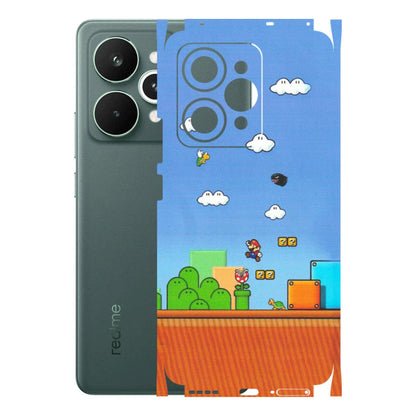 Realme Phone Skins (All Models) - Mario Game Scene - Matte Finish (M-24) Realme 15 Pro 5G