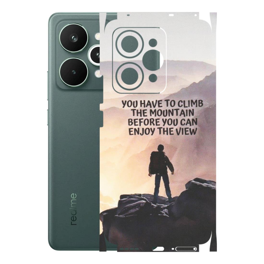 Realme Phone Skins (All Models) - Motivational Hiking Mountain - Matte Finish (M-28) Realme 15 Pro 5G