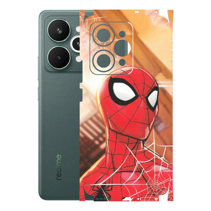 Realme Phone Skins (All Models) - Spiderman Face New - Matte Finish (M-41) Realme 15 Pro 5G