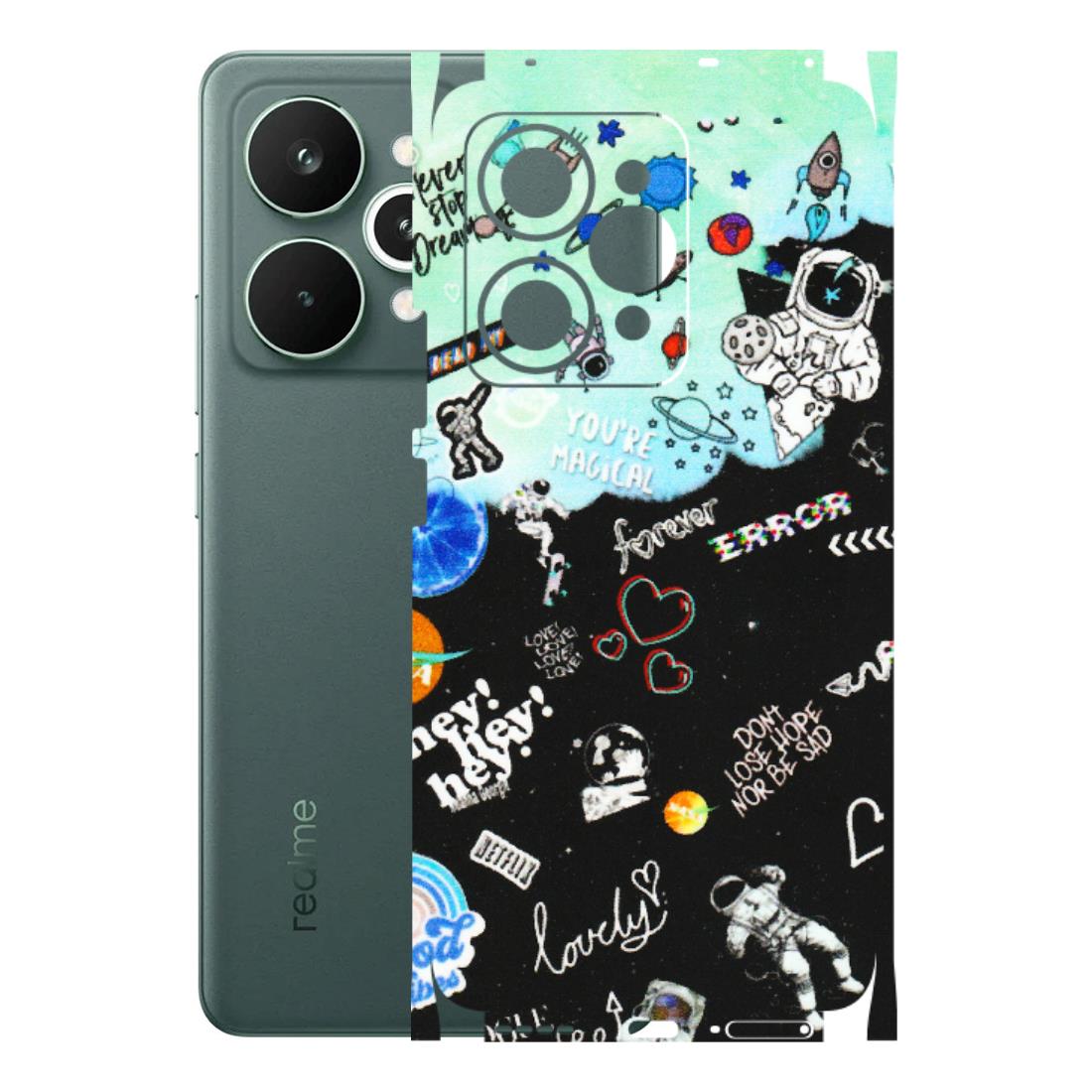 Realme Phone Skins (All Models) - Living In A Space Dream - Matte Finish (M-46) Realme 15 Pro 5G