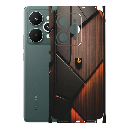 Realme Phone Skins (All Models) - Lambo Beauty Wood Pattern Sober - Matte Finish (M-51) Realme 15 Pro 5G