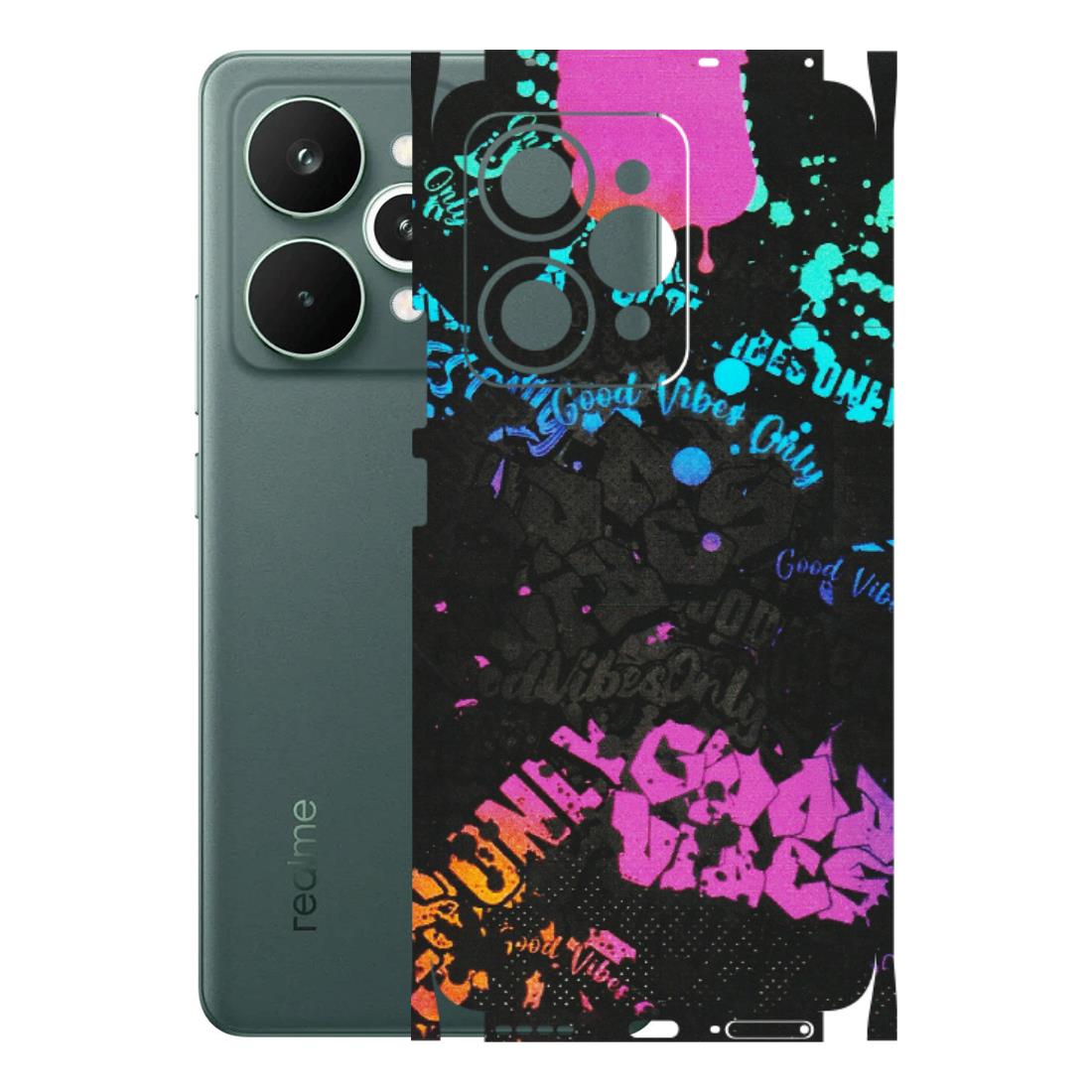 Realme Phone Skins (All Models) - Majestic Black Vibes - Matte Finish (M-62) Realme 15 Pro 5G