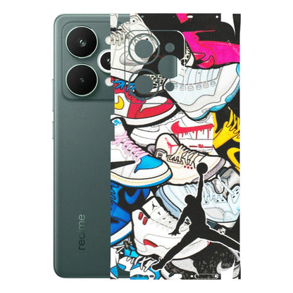 Realme Phone Skins (All Models) - Jordan Sneakers Fan - Matte Finish (M-80) Realme 15 Pro 5G
