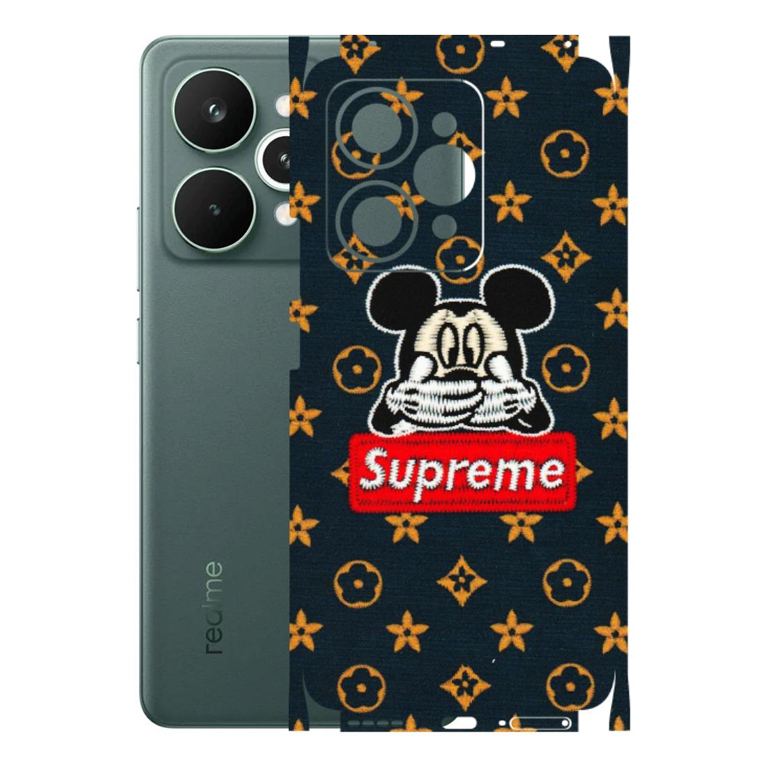 Realme Phone Skins (All Models) - Mickey Supreme - Matte Finish (M-83) Realme 15 Pro 5G