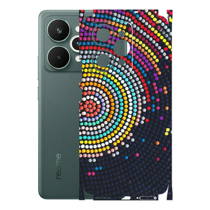 Realme Phone Skins (All Models) - Rainbow Dot Mandala - Matte Finish (M-97) Realme 15 Pro 5G