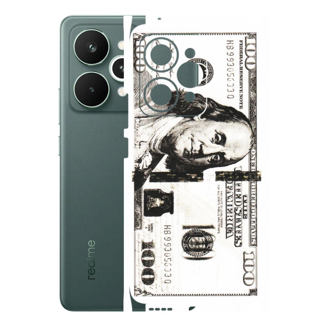 Realme Phone Skins (All Models) - 100 Dollar Currency - Transparent Finish (T-01) Realme 15 Pro 5G