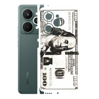 Realme Phone Skins (All Models) - 100 Dollar Currency - Transparent Finish (T-01) Realme 15 Pro 5G