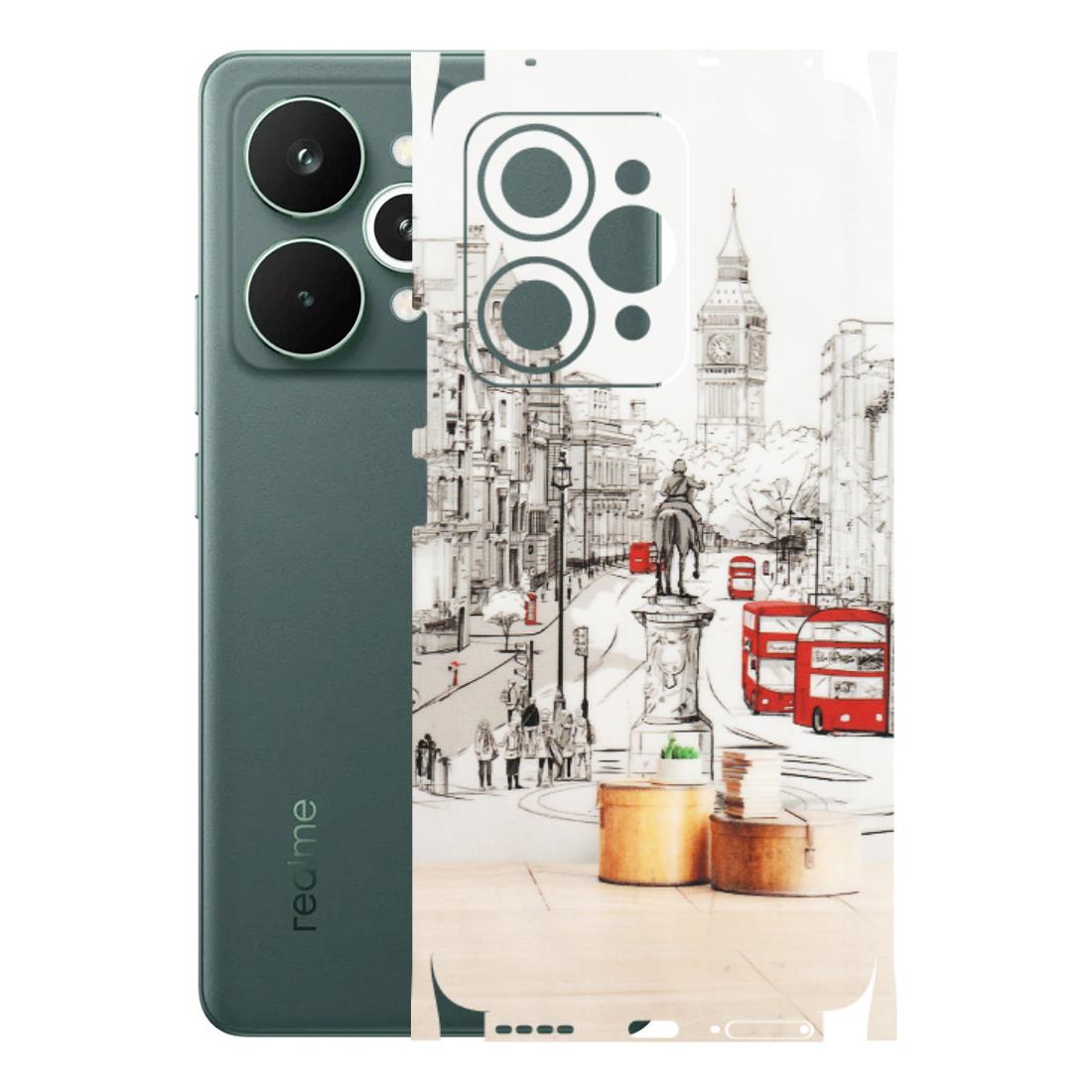 Realme Phone Skins (All Models) - London Street - Transparent Finish (T-02) Realme 15 Pro 5G