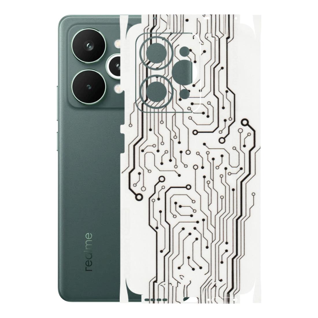 Realme Phone Skins (All Models) - Tech Circuits - Transparent Finish (T-03) Realme 15 Pro 5G