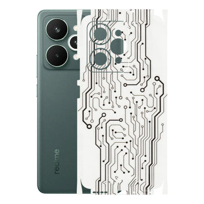 Realme Phone Skins (All Models) - Tech Circuits - Transparent Finish (T-03) Realme 15 Pro 5G