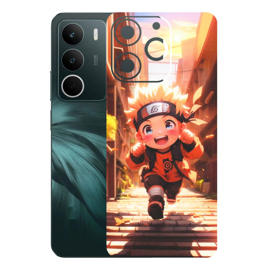 Realme Phone Skins (All Models) - Naruto Cute Toon Running - Matte Finish (M-04) Realme C71
