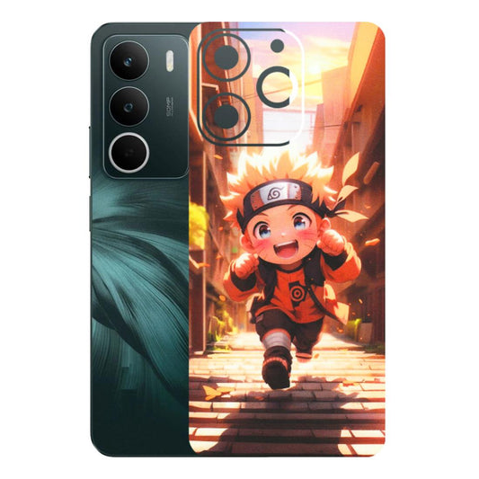 Realme Phone Skins (All Models) - Naruto Cute Toon Running - Matte Finish (M-04) Realme C71