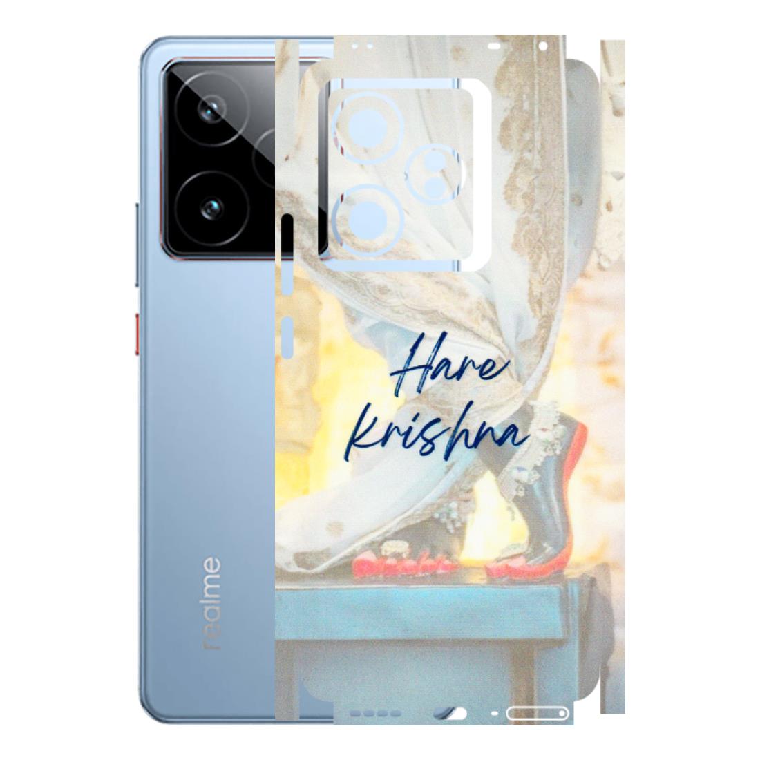 Realme Phone Skins (All Models) - Hare Krishna - 3D Embossed Finish (L-03) Realme GT7 5G
