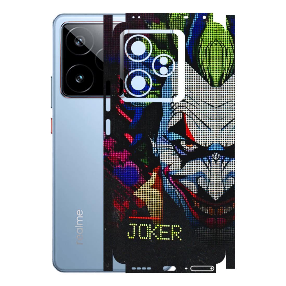 Realme Phone Skins (All Models) - Joker Dot Matrix - 3D Embossed Finish (L-08) Realme GT7 5G