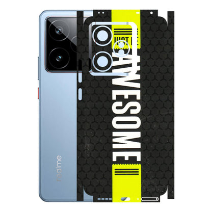 Realme Phone Skins (All Models) - Just Be Awesome - 3D Embossed Finish (L-101) Realme GT7 5G