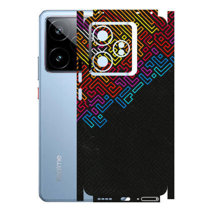 Realme Phone Skins (All Models) - Dotme Pattern Art - 3D Embossed Finish (L-121) Realme GT7 5G