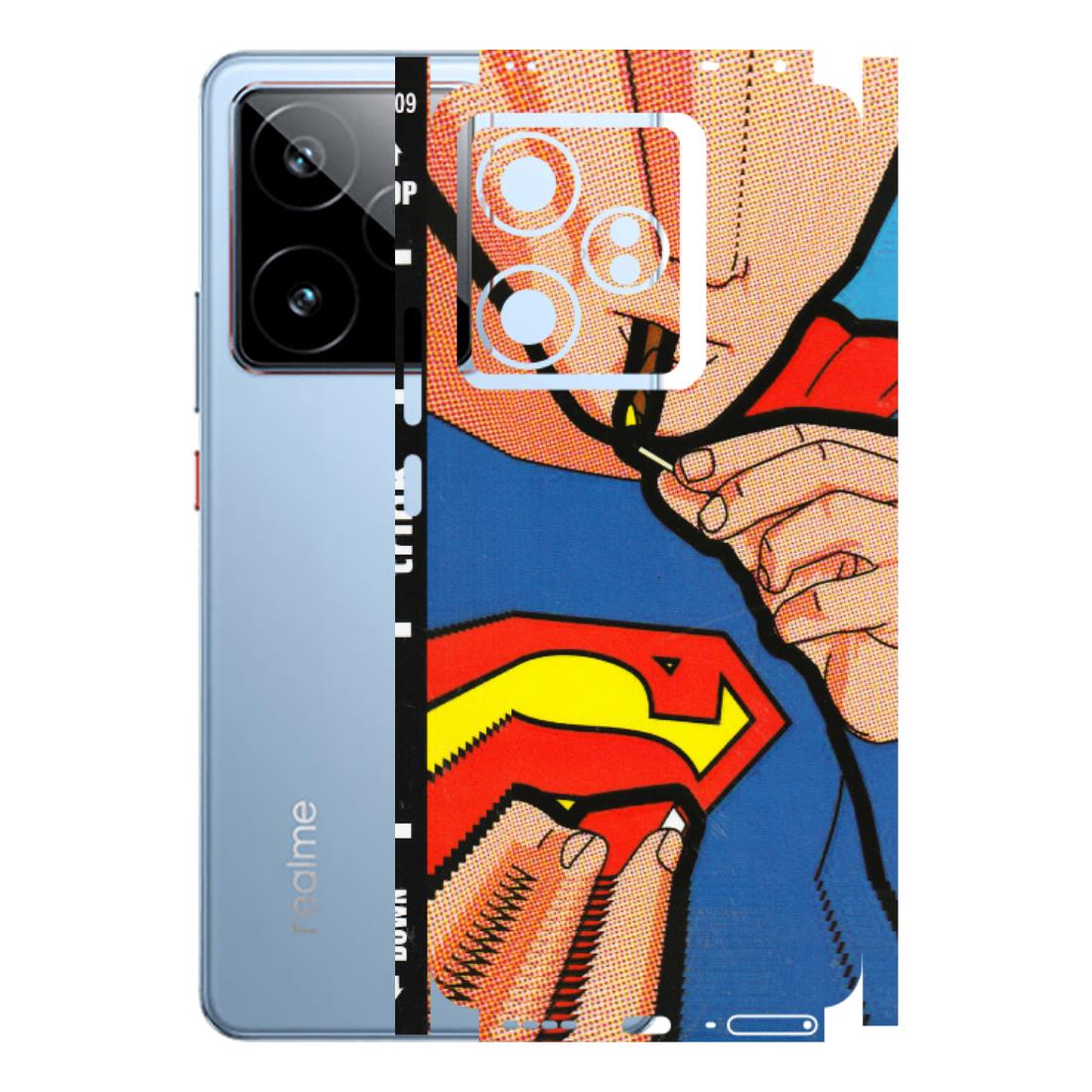 Realme Phone Skins (All Models) - Superman Sutta - 3D Embossed Finish (L-130) Realme GT7 5G