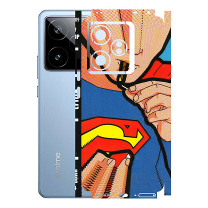 Realme Phone Skins (All Models) - Superman Sutta - 3D Embossed Finish (L-130) Realme GT7 5G