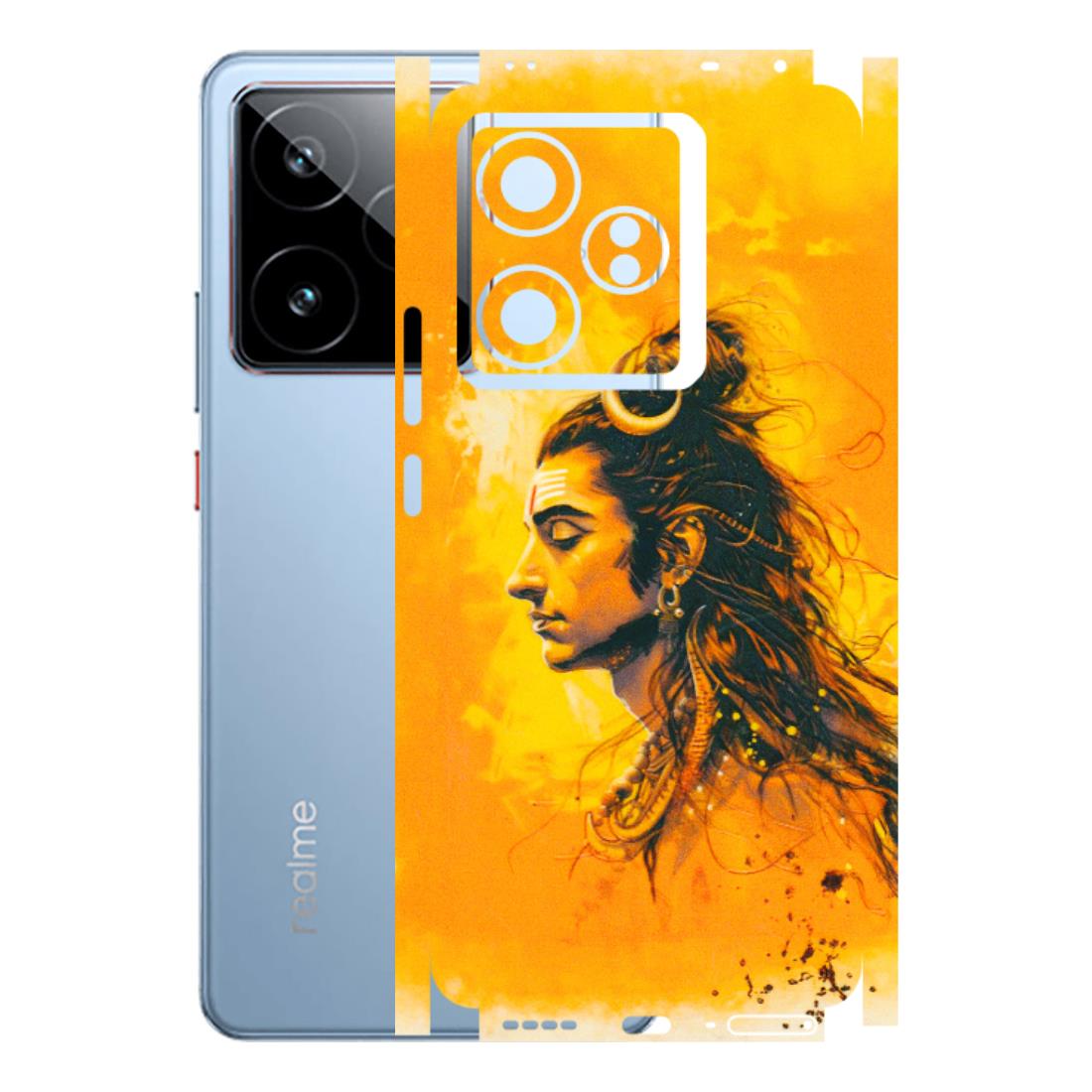 Realme Phone Skins (All Models) - Shiv Shakti - 3D Embossed Finish (L-14) Realme GT7 5G
