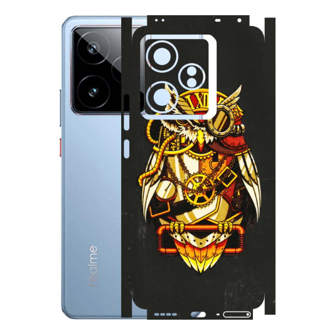Realme Phone Skins (All Models) - Classy Smart Owl - 3D Embossed Finish (L-144) Realme GT7 5G