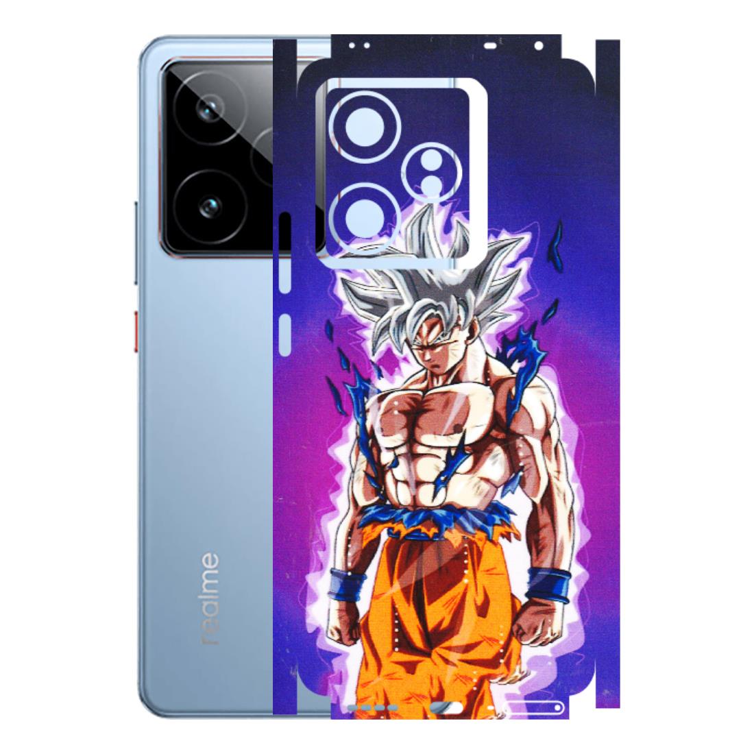 Realme Phone Skins (All Models) - Goku Purple Anime - 3D Embossed Finish (L-147) Realme GT7 5G