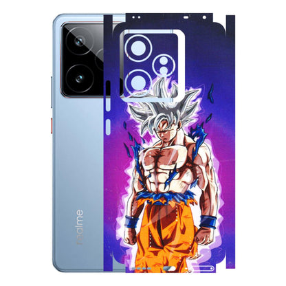 Realme Phone Skins (All Models) - Goku Purple Anime - 3D Embossed Finish (L-147) Realme GT7 5G