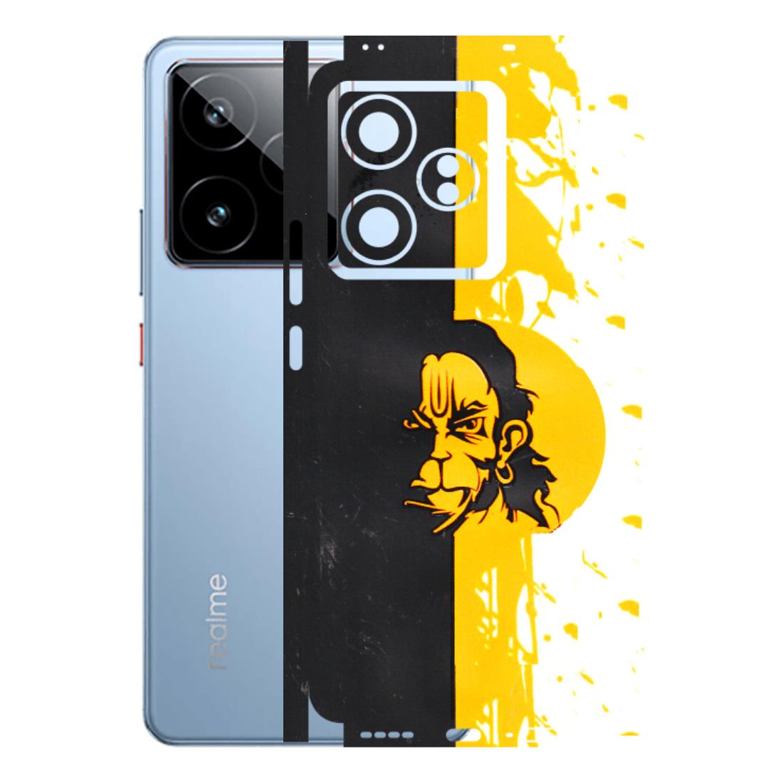 Realme Phone Skins (All Models) - Bajrangbali - 3D Embossed Finish (L-151) Realme GT7 5G