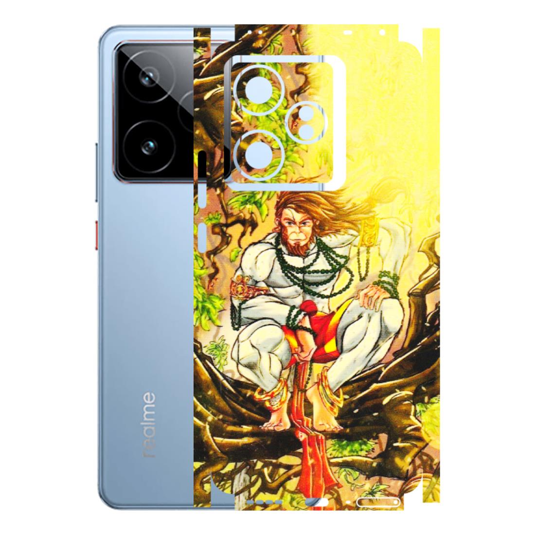 Realme Phone Skins (All Models) - Lord Hanuman - 3D Embossed Finish (L-152) Realme GT7 5G