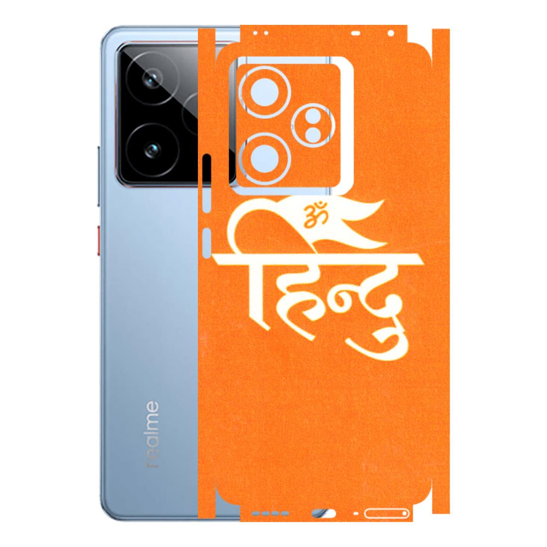 Realme Phone Skins (All Models) - Hindu Kesari - 3D Embossed Finish (L-154) Realme GT7 5G
