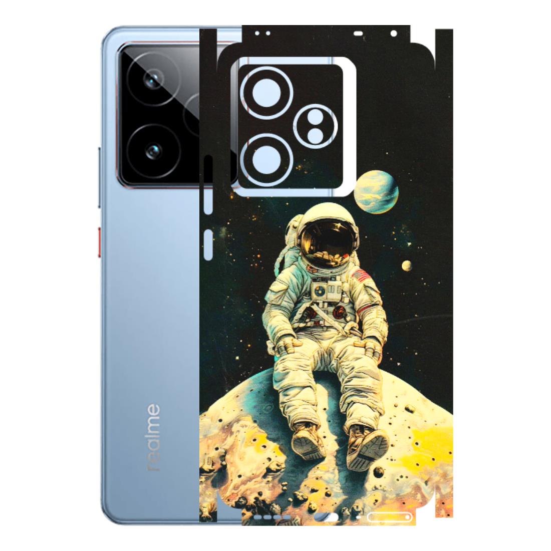 Realme Phone Skins (All Models) - Astronaut in Space - 3D Embossed Finish (L-16) Realme GT7 5G