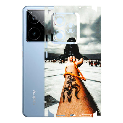 Realme Phone Skins (All Models) - Jai Adiyogi Mahakaal - 3D Embossed Finish (L-164) Realme GT7 5G