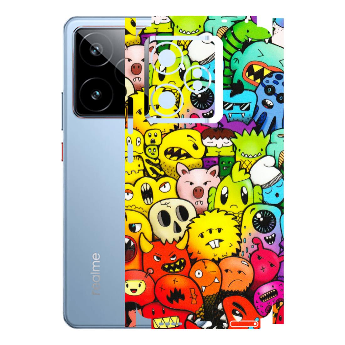 Realme Phone Skins (All Models) - Angry Funkies - 3D Embossed Finish (L-169) Realme GT7 5G