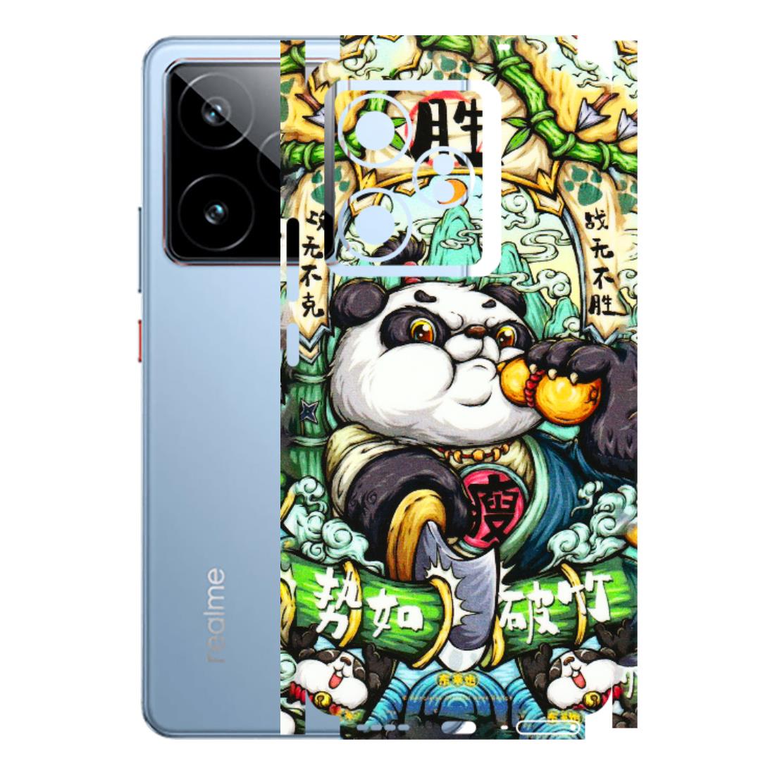 Realme Phone Skins (All Models) - Royal Rich Panda - 3D Embossed Finish (L-170) Realme GT7 5G