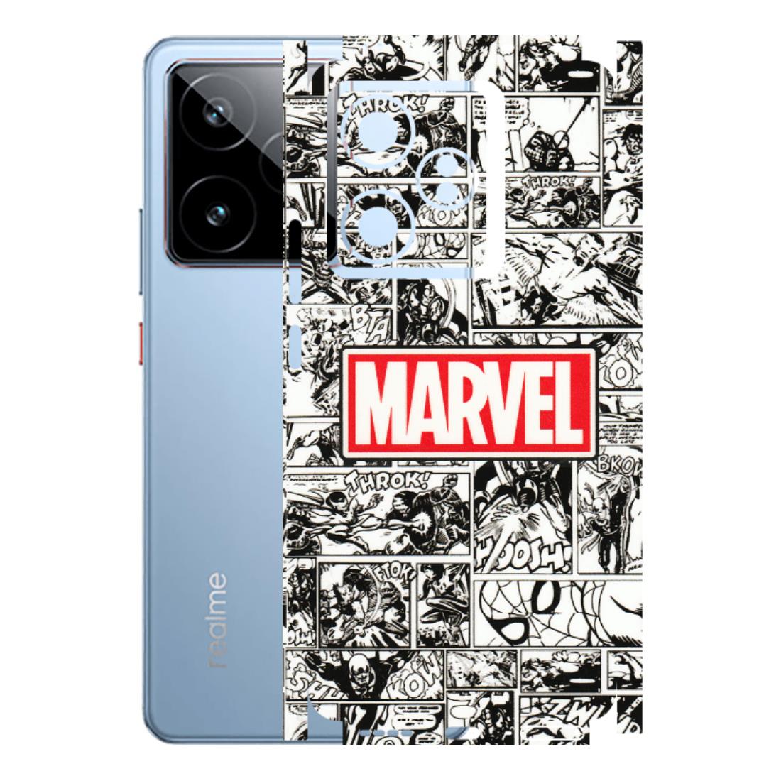 Realme Phone Skins (All Models) - Marvel Comic - 3D Embossed Finish (L-171) Realme GT7 5G