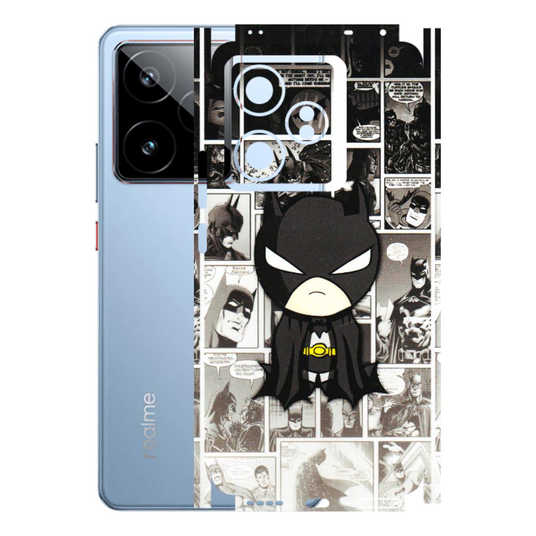 Realme Phone Skins (All Models) - Toon Batman - 3D Embossed Finish (L-182) Realme GT7 5G