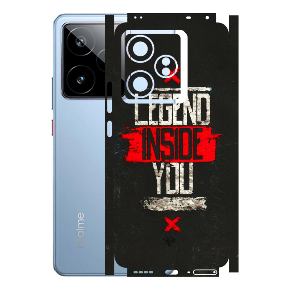 Realme Phone Skins (All Models) - Legend Inside You - 3D Embossed Finish (L-186) Realme GT7 5G