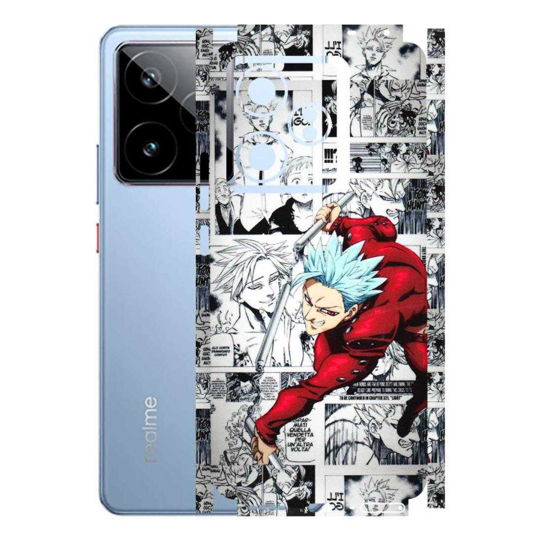 Realme Phone Skins (All Models) - Anime Comic - 3D Embossed Finish (L-192) Realme GT7 5G