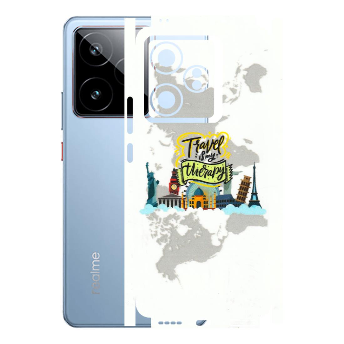 Realme Phone Skins (All Models) - Travel Therapy - 3D Embossed Finish (L-199) Realme GT7 5G