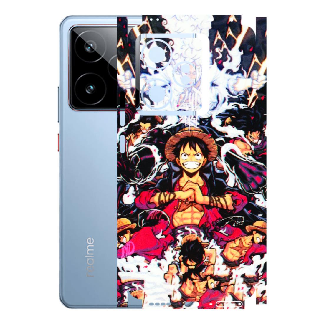 Realme Phone Skins (All Models) - Luffy Anime Character - 3D Embossed Finish (L-203) Realme GT7 5G